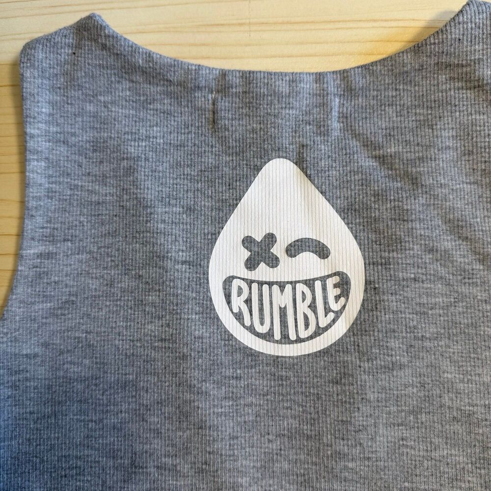 JOAN BROWN ribbed crop tank rumble ;) - Picture 4 of 6